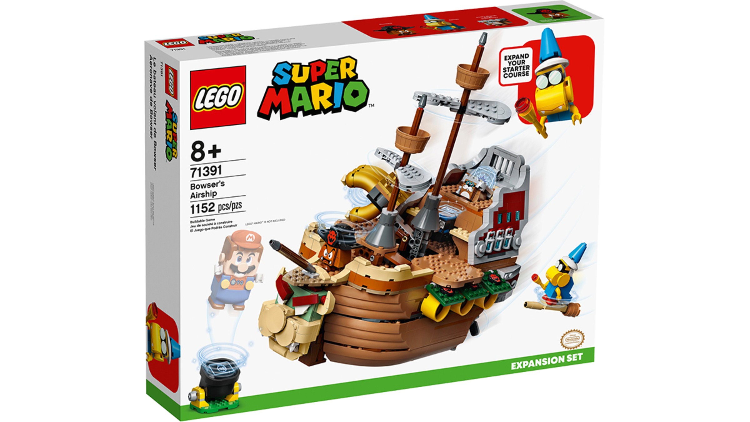 New mario lego set best sale